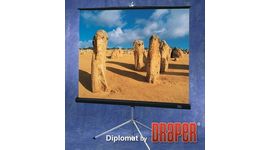 Bildschirm für Beamer Draper Diplomat 152x152, Diagonale: 60''