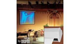 Bildschirm für Beamer Draper Targa 165/65', Diagonale: 65''
