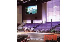 Bildschirm für Beamer Draper Cineperm 229/90', Diagonale: 90''