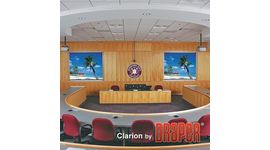 Bildschirm für Beamer Draper Clarion 254/100', Diagonale: 100''