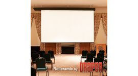 Bildschirm für Beamer Draper Rolleramic 610/240', Diagonale: 240''