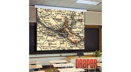 Bildschirm für Beamer Draper Targa 508/200', Diagonale: 200''