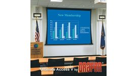 Bildschirm für Beamer Draper Ultimate Access/V 457/180', Diagonale: 180''