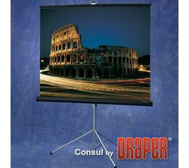 Bildschirm für Beamer Draper Consul 152x152, Diagonale: 60''