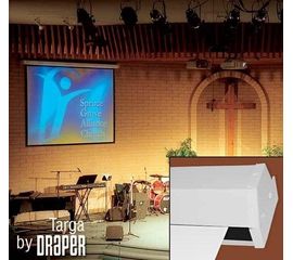 Bildschirm für Beamer Draper Targa 234/92', Diagonale: 92''