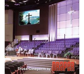 Bildschirm für Beamer Draper Cineperm 335/132', Diagonale: 132''