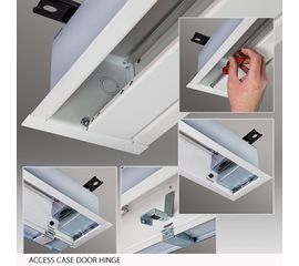 Bildschirm für Beamer Draper Access FIT/V 269/106', Diagonale: 106''