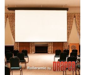 Bildschirm für Beamer Draper Rolleramic 635/250', Diagonale: 250''