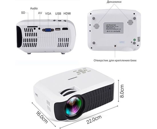 Beamer TouYinger T4 mini, bild 3