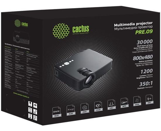 Beamer CACTUS CS-PRE.09B.WVGA-W, bild 3