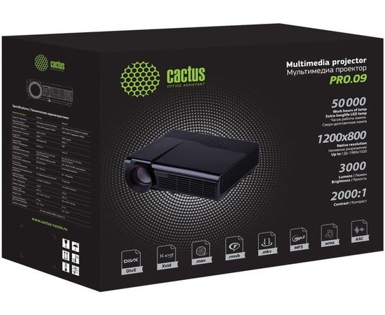 Beamer CACTUS CS-PRO.09B.WXGA-W, bild 2