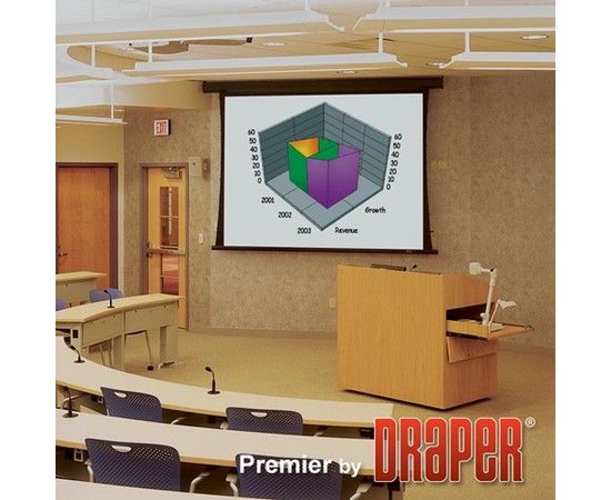 Bildschirm für Beamer Draper Premier 338/133', Diagonale: 133'', bild 7