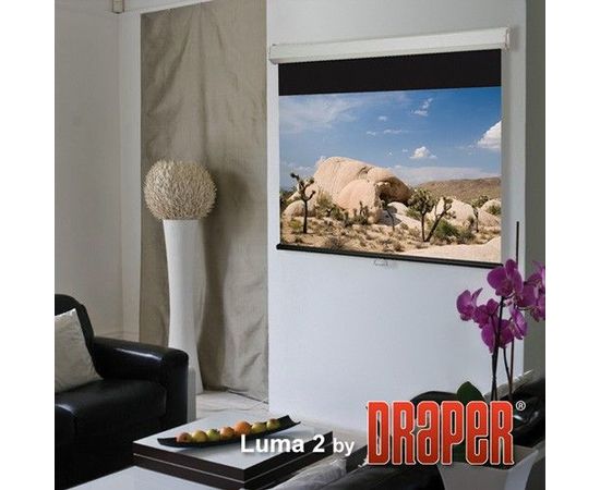 Bildschirm für Beamer Draper Luma 2 409/161', Diagonale: 161'', bild 2