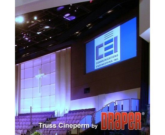 Bildschirm für Beamer Draper Cineperm 234/92', Diagonale: 92'', bild 5