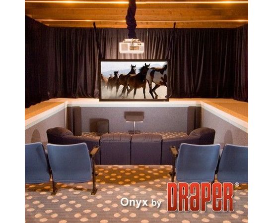 Bildschirm für Beamer Draper Onyx 163x91, Diagonale: 73'', bild 4
