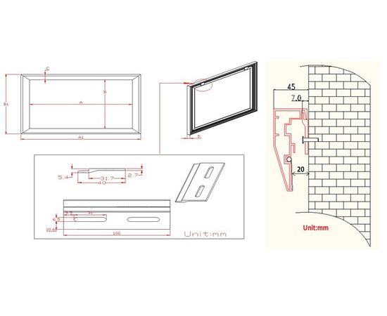 Bildschirm für Beamer Elite Screens SableFrame B2 299x168 (SB135WH2), Diagonale: 135'', bild 5