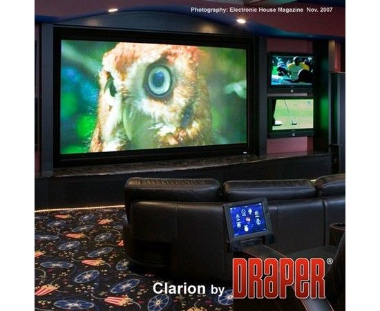 Bildschirm für Beamer Draper Clarion 335/132', Diagonale: 132'', bild 2