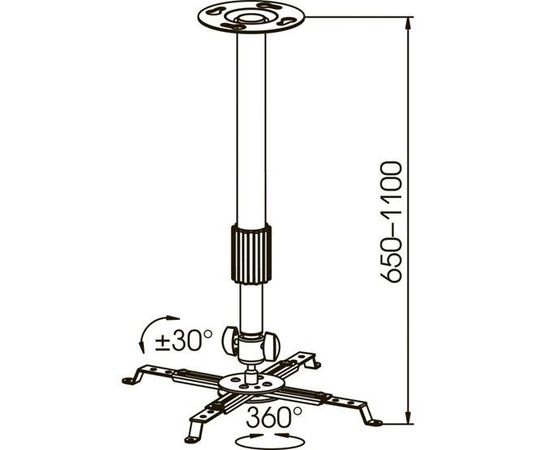 Beamer Halterung Kromax PROJECTOR-300, bild 2