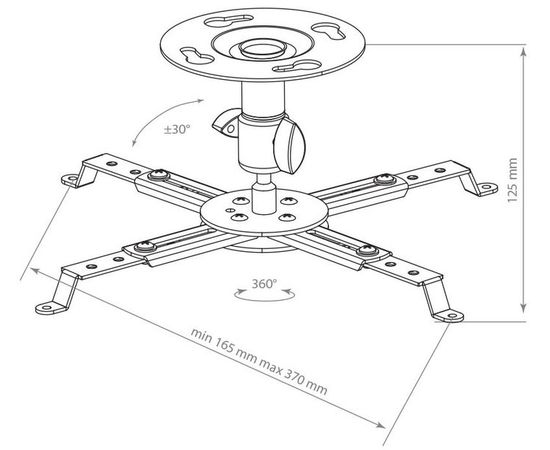 Beamer Halterung Kromax PROJECTOR-30, bild 2