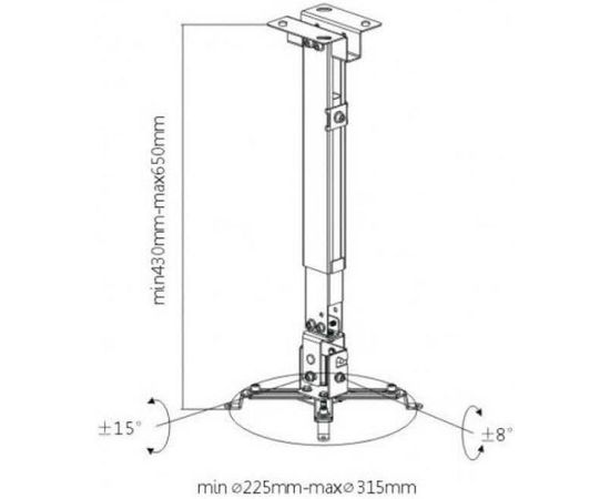 Beamer Halterung i-Tech PRB-15B, bild 3