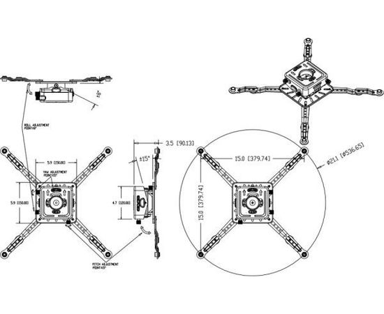 Beamer Halterung Wize Pro PR3XL, bild 2