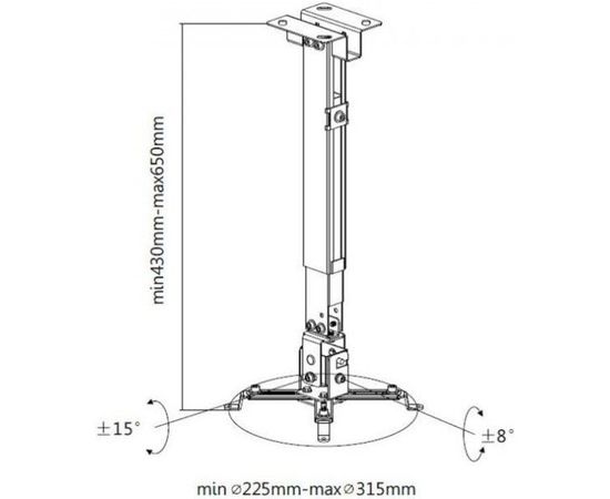 Beamer Halterung i-Tech PRB-15S, bild 2