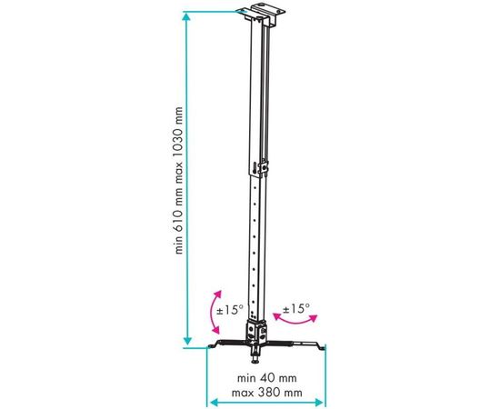 Beamer Halterung VLK TRENTO-83, bild 6